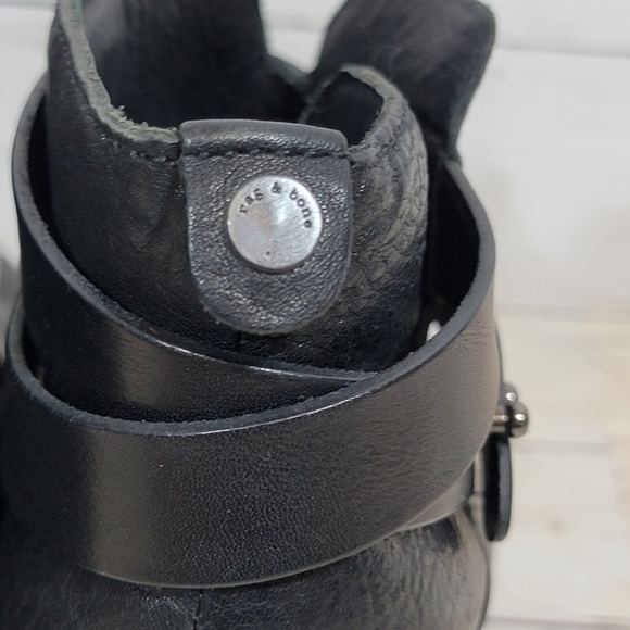 Rag & Bone Harrow bootie in black - Picture 7 of 11